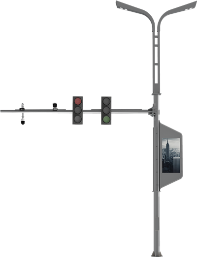 Viedās pilsētas gaismas stabu sistēma